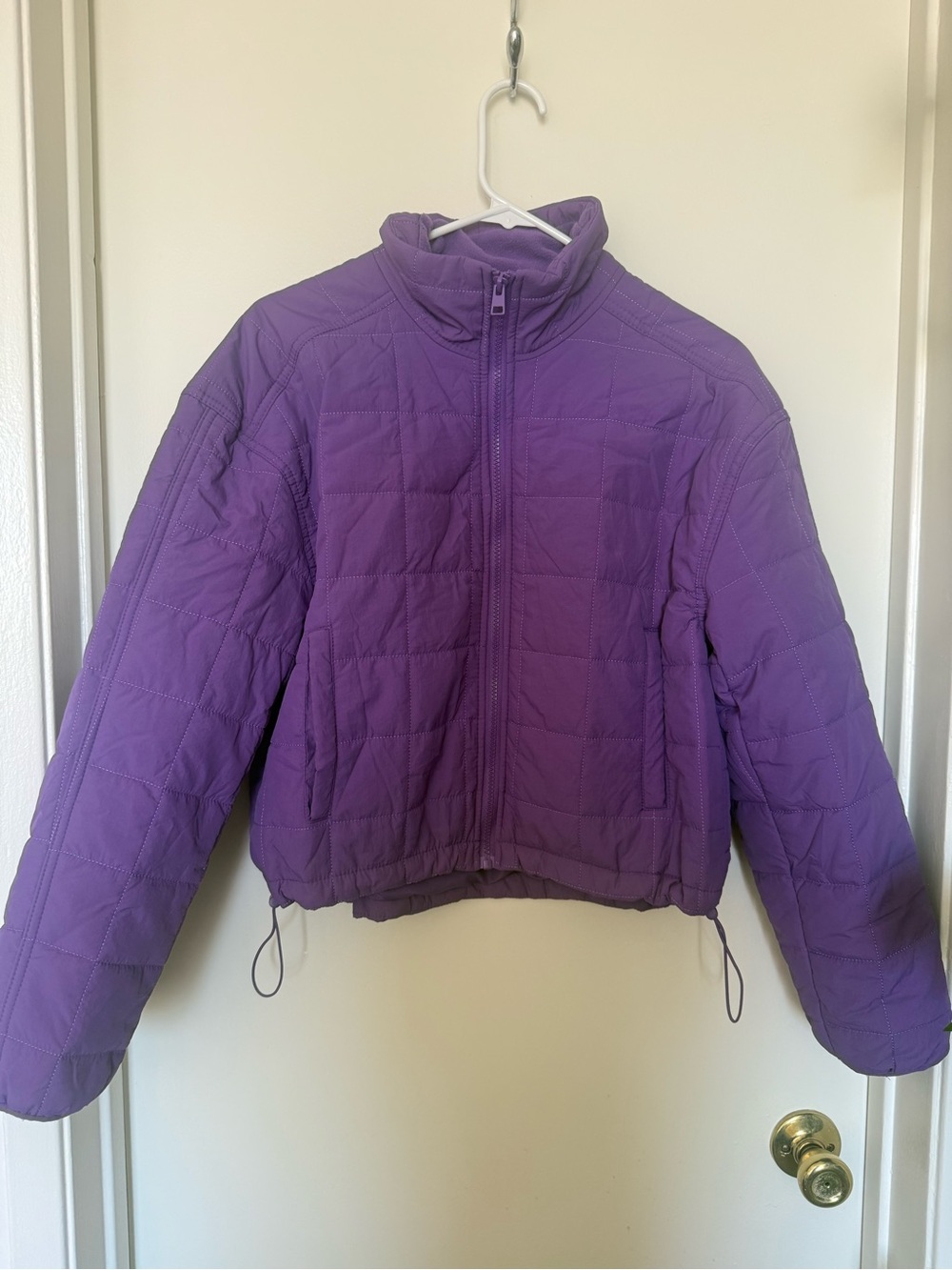 Love Tree Ultra Light Packable Purple Quilted Puffer Jacket Size M